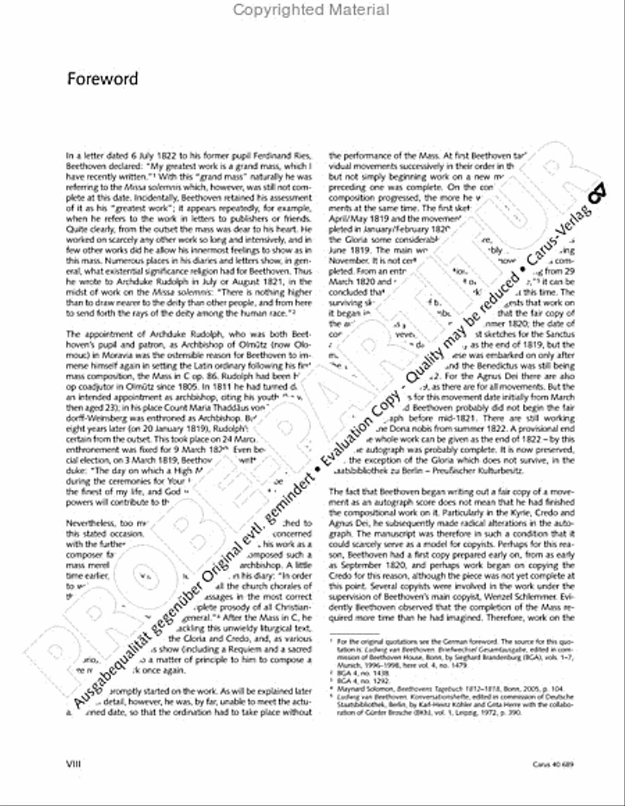 Missa solemnis Missa solemnis 4-Part scores gallery preview page 10