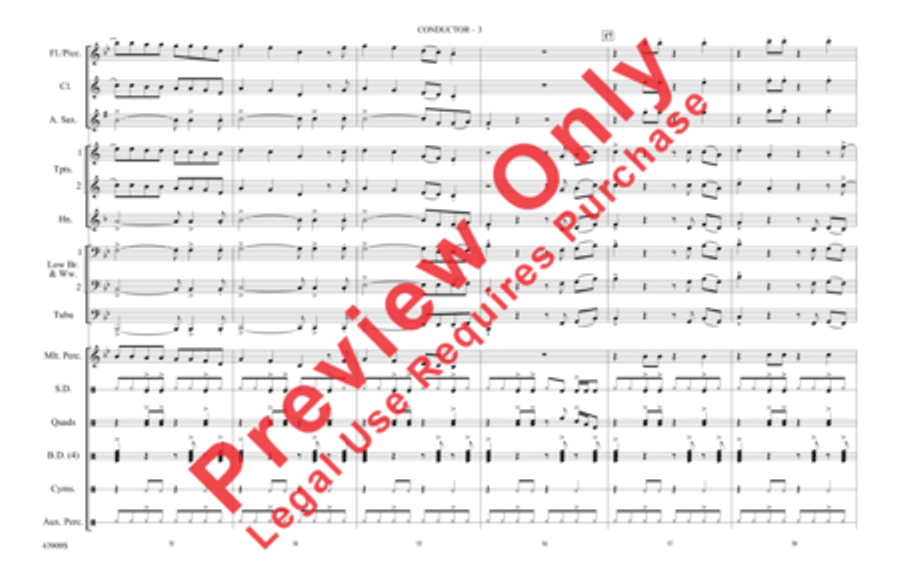 Lips Are Moving Lips Are Moving Marching Band scores gallery preview page 4