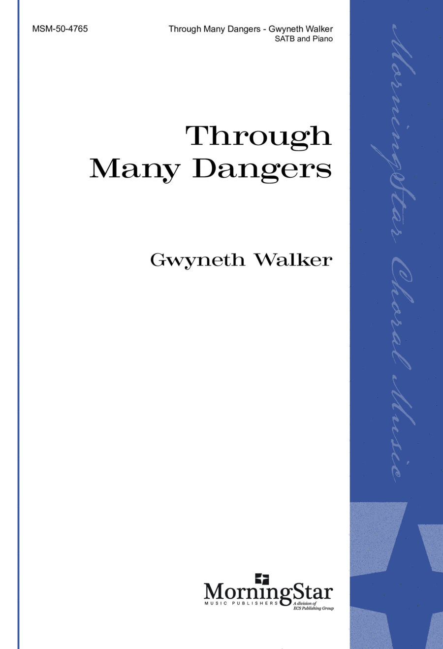 Through Many Dangers 4-Part scores gallery preview page 1
