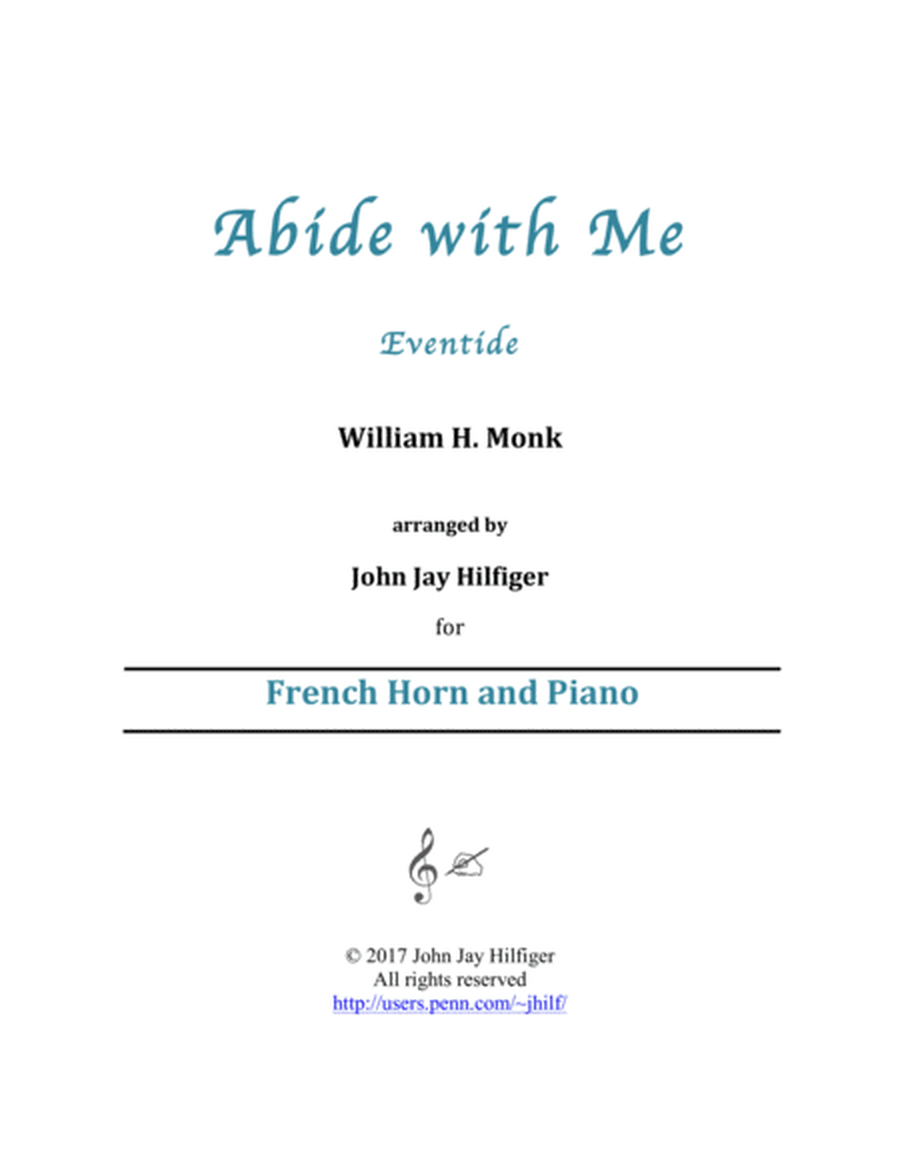 Abide with Me for horn and piano image number null