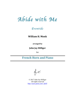 Abide with Me for horn and piano