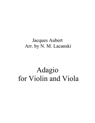 Book cover for Adagio for Violin and Viola