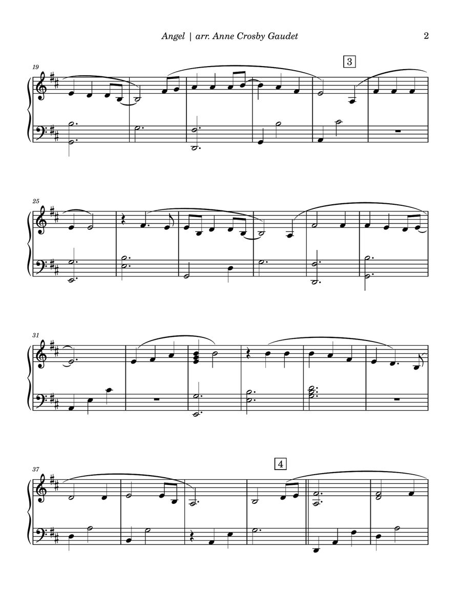 Angel Celtic Harp scores gallery preview page 3