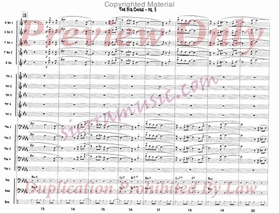 The Big Chase Jazz Ensemble scores gallery preview page 4