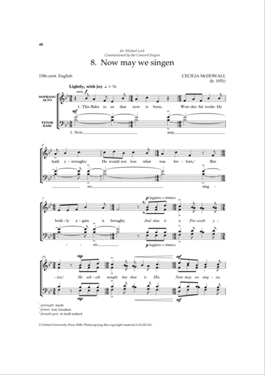 The Ivy and the Holly 4-Part scores gallery preview page 6