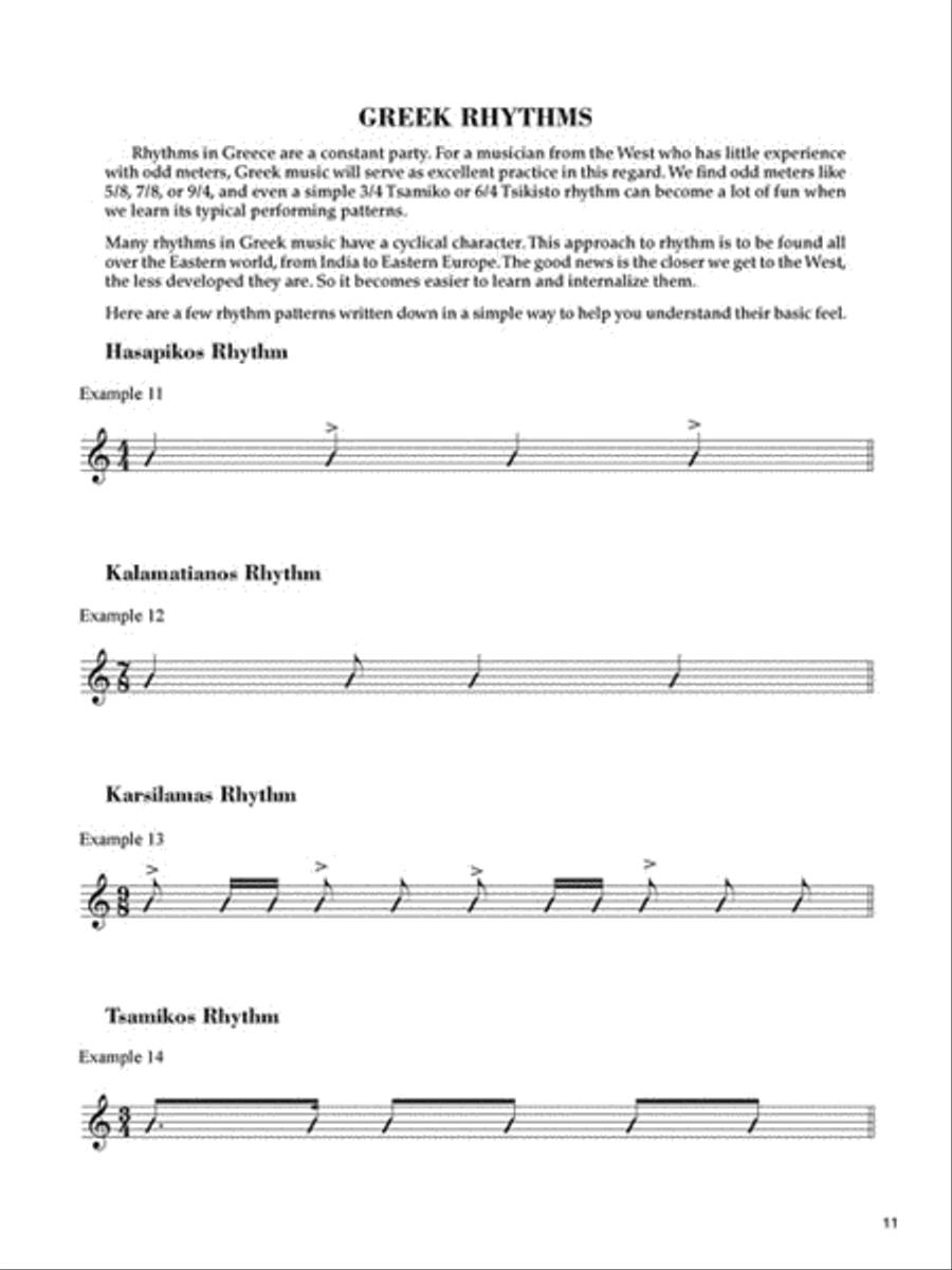 Greek Music for Guitar Acoustic Guitar scores gallery preview page 4