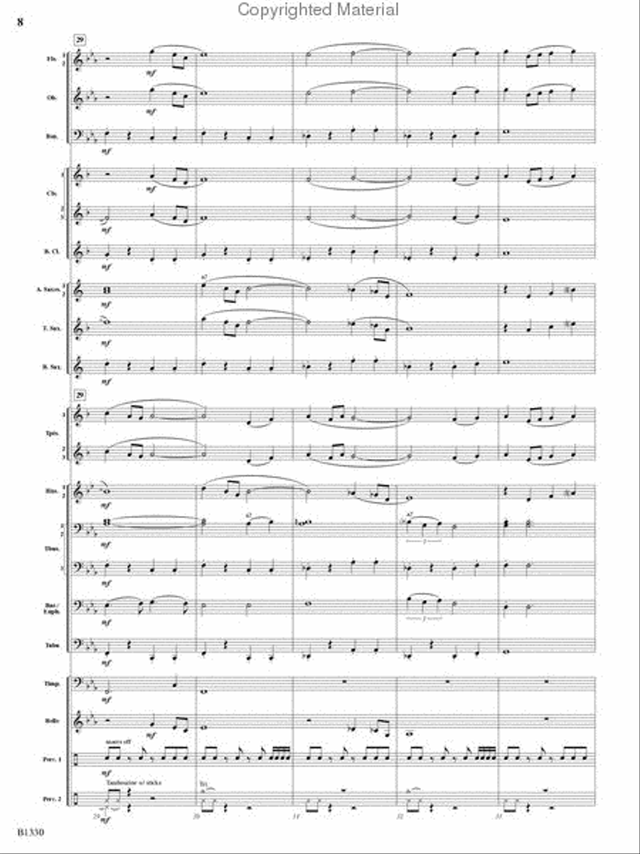 Raiders of the High Seas Concert Band scores gallery preview page 7
