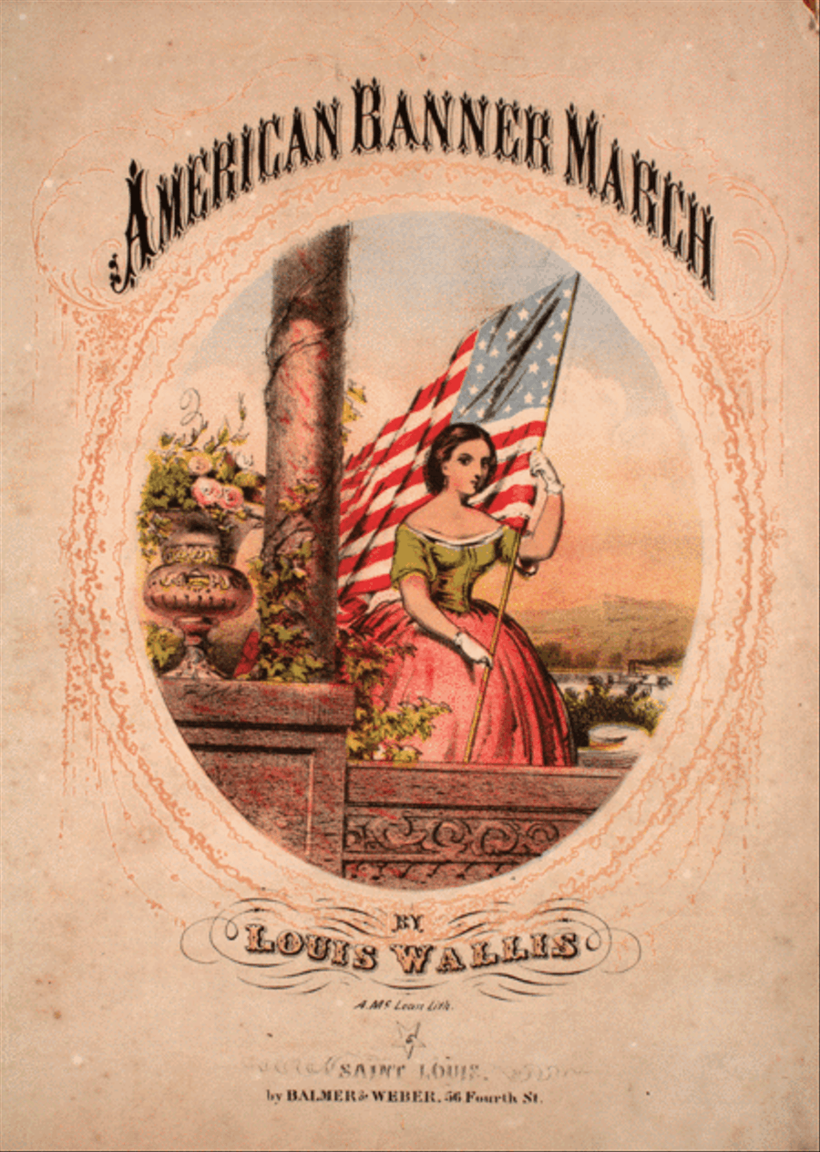 American Banner March Piano Solo scores gallery preview page 1