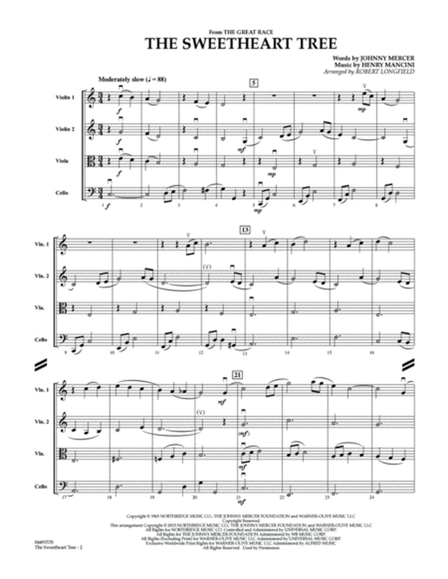 The Sweetheart Tree - Conductor Score (Full Score)