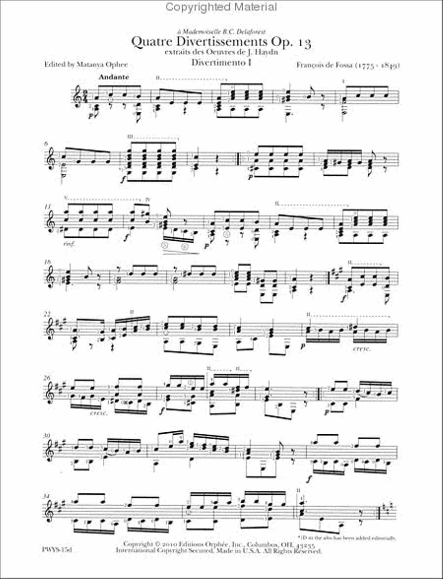 Quatre Divertissements Op. 13 Chamber Music scores gallery preview page 2