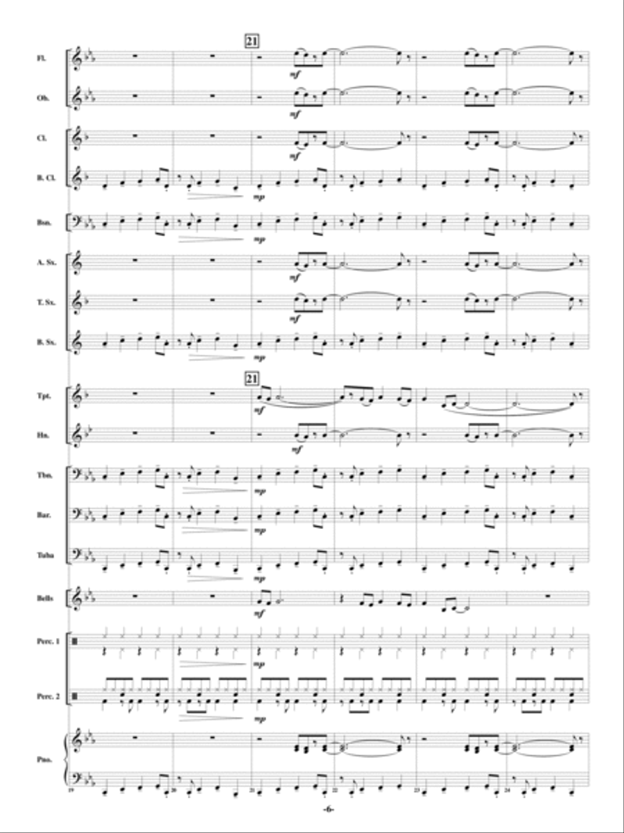Chillaxin' Concert Band scores gallery preview page 5