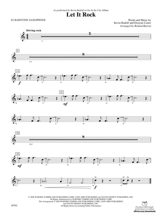 Let It Rock: E-flat Baritone Saxophone