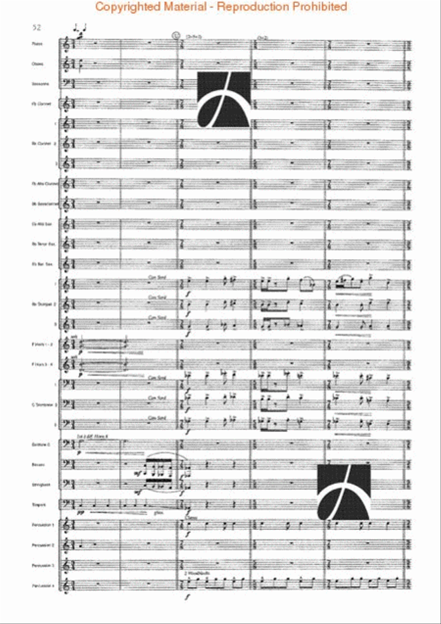 Spartacus Concert Band scores gallery preview page 53