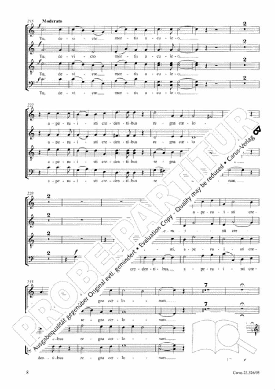 Te Deum 4-Part scores gallery preview page 9