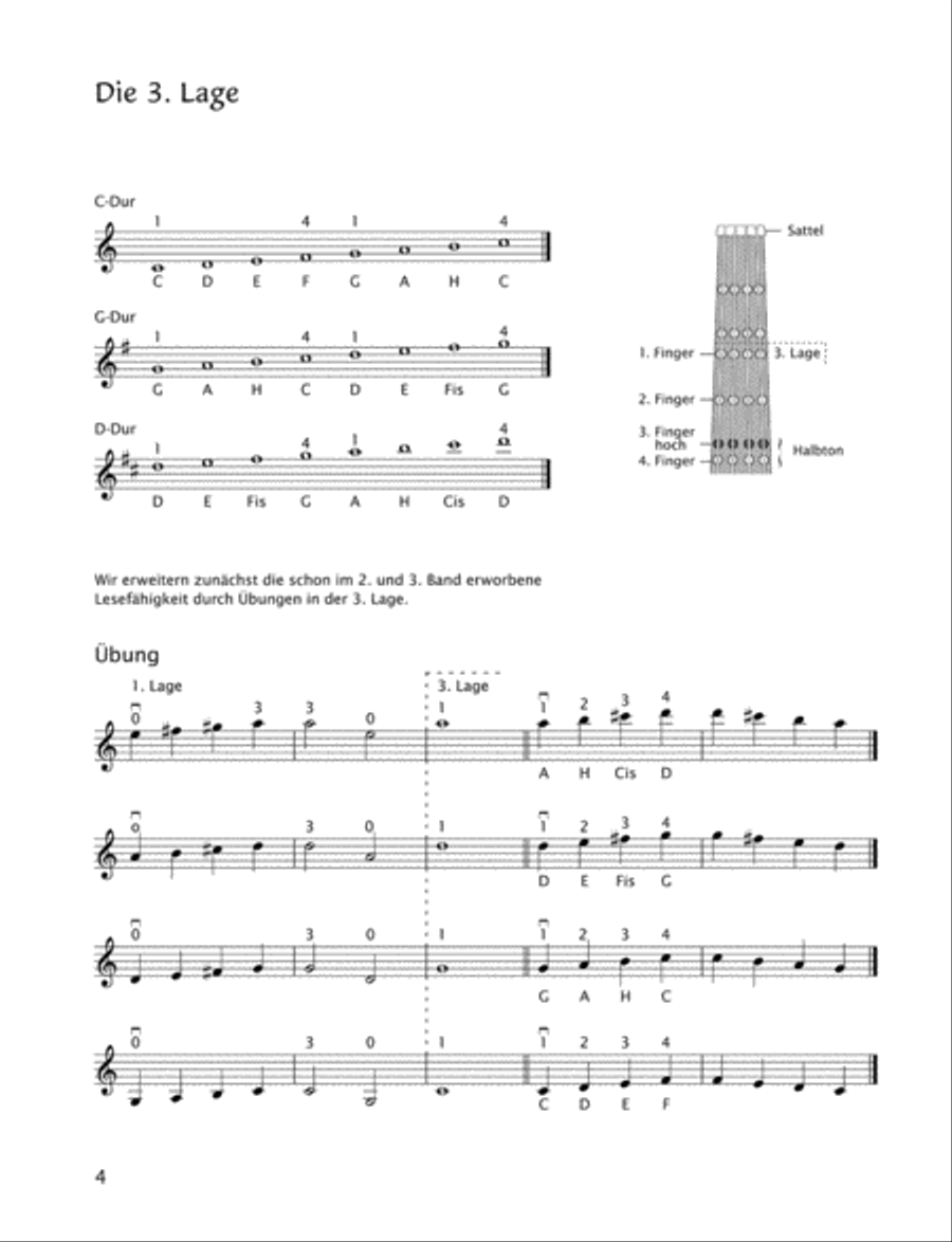 Früher Anfang auf der Geige, Band 4 Violin scores gallery preview page 2