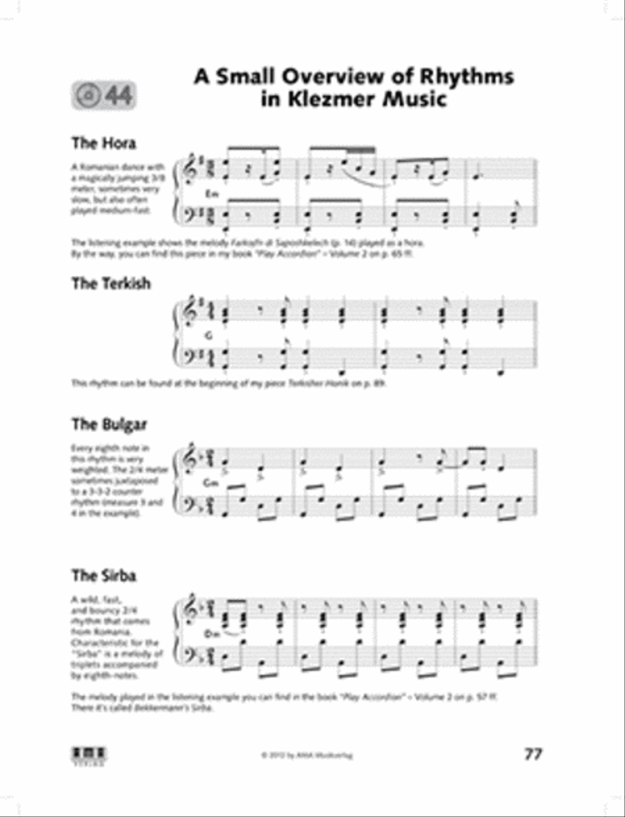 Accordion Go East Book/CD Set Accordion scores gallery preview page 3