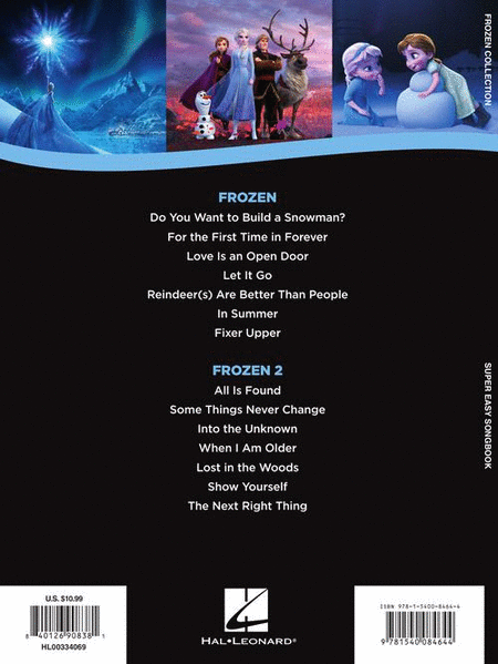 Frozen Collection – Super Easy Songbook