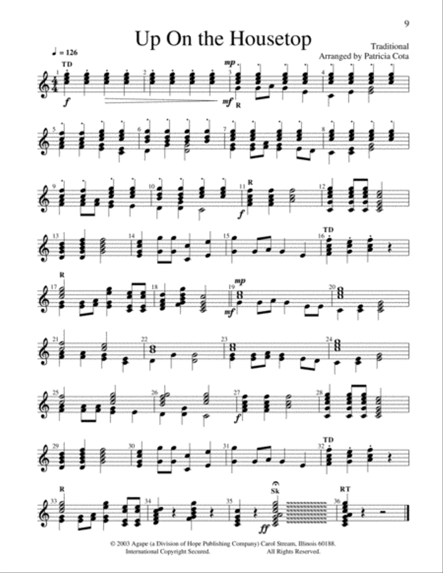 The Twelve Bells of Christmas Handbell Choir scores gallery preview page 6