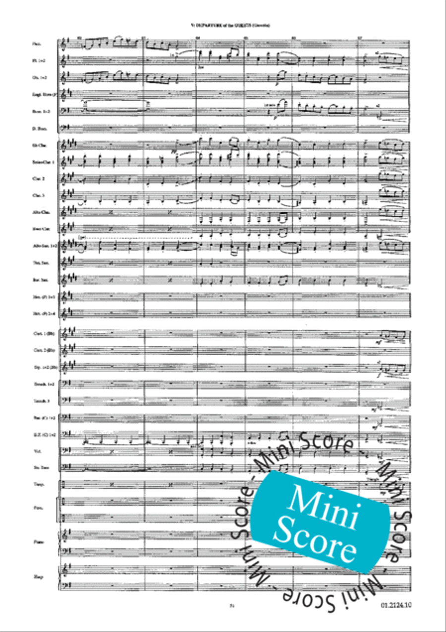 Romeo and Juliet Romeo and Juliet Concert Band scores gallery preview page 55
