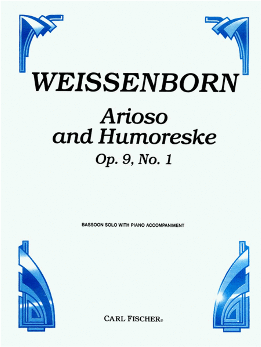 Arioso And Humoreske Bassoon scores gallery preview page 1