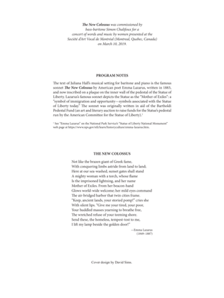 The New Colossus: Setting for Baritone and Piano of the Poem by Emma Lazarus (Downloadable)