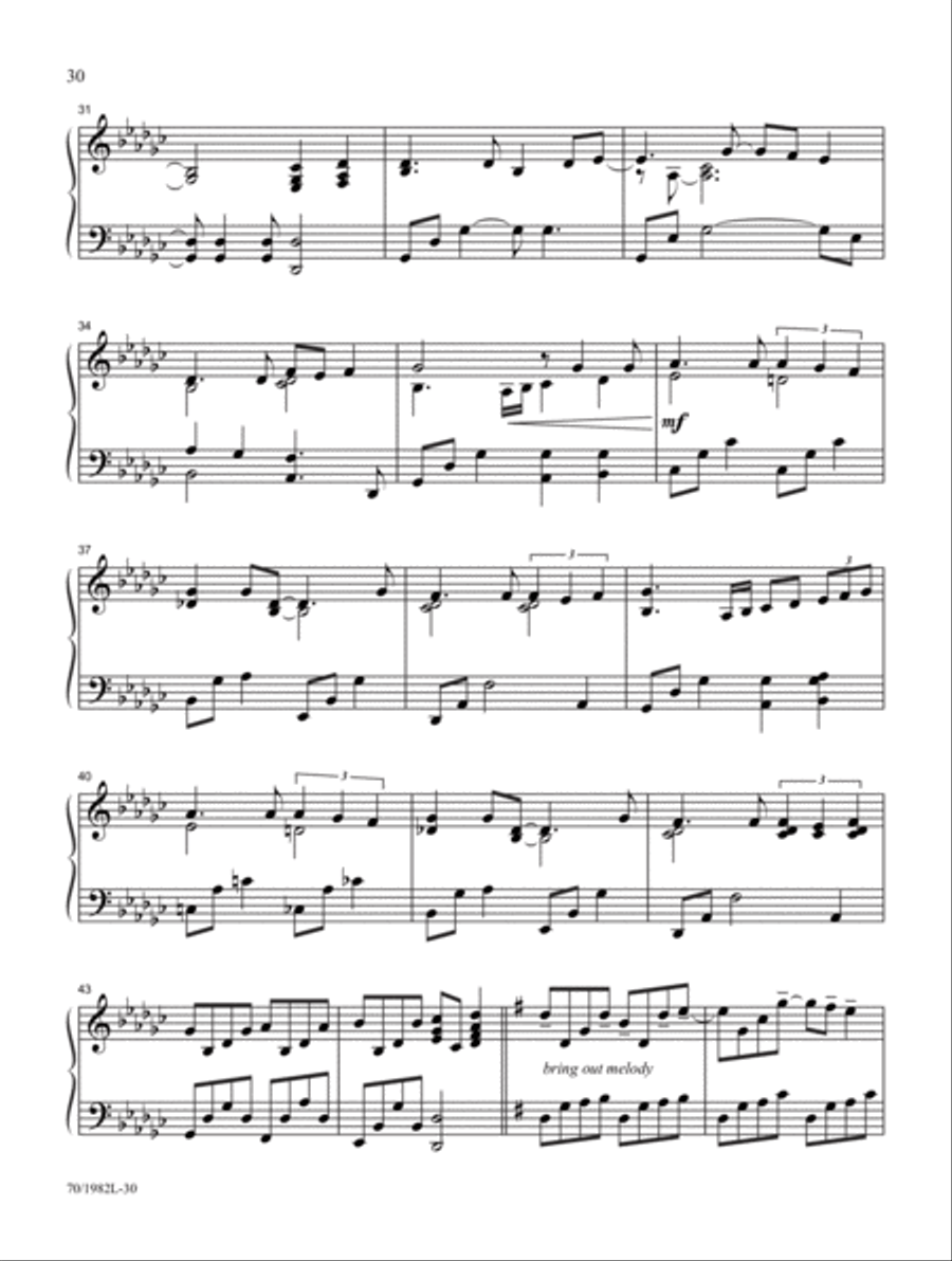 Light of The World Piano Solo scores gallery preview page 19