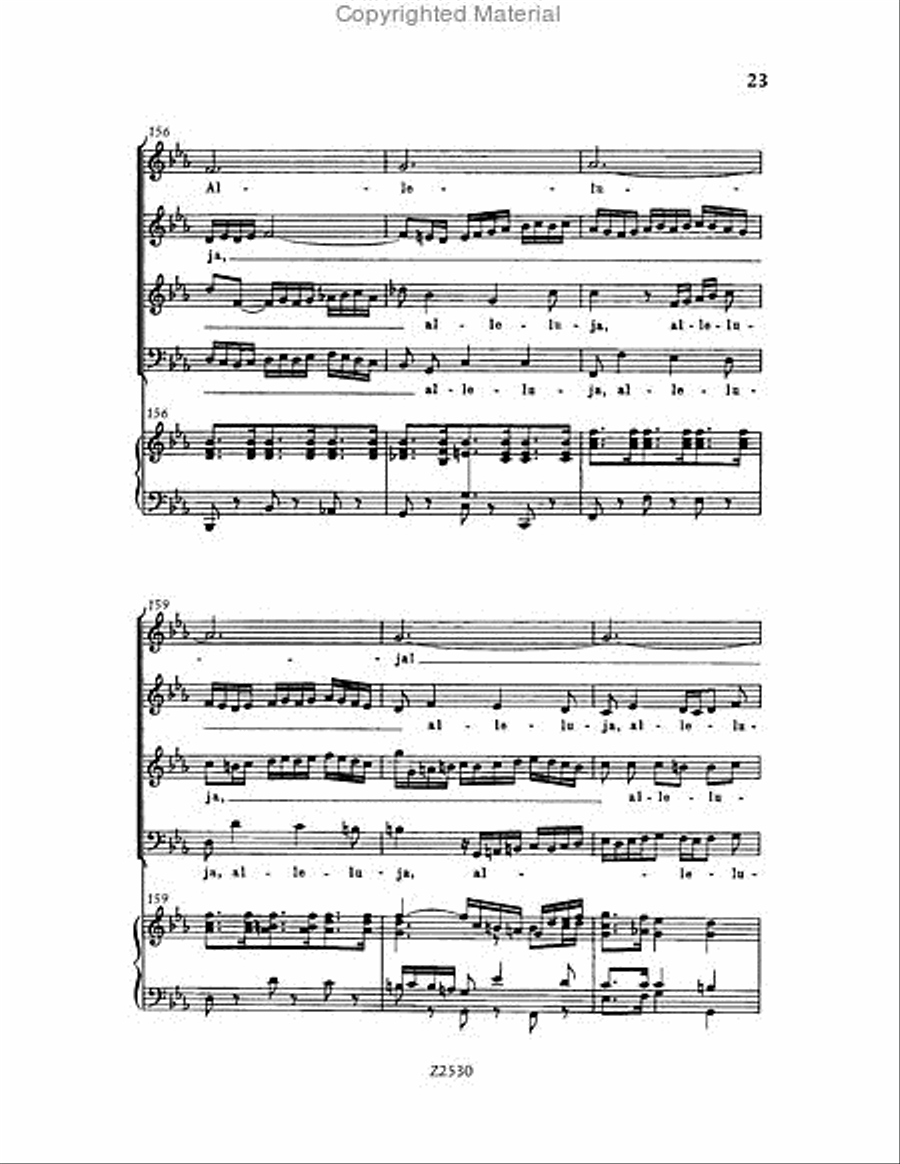 Wachet auf, ruft uns die Stimme, BWV 140 Choir scores gallery preview page 23