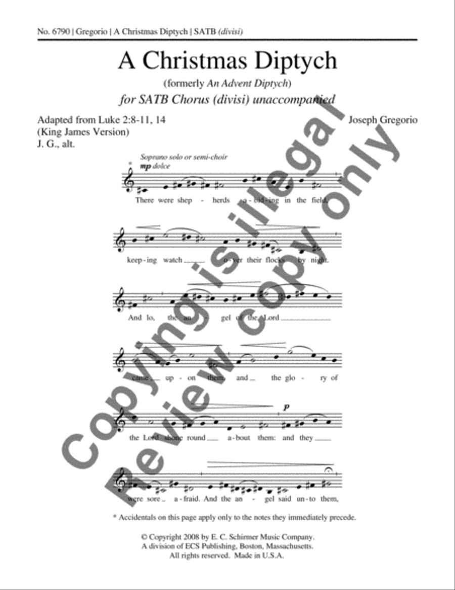 A Christmas Diptych A Christmas Diptych Divisi scores gallery preview page 3