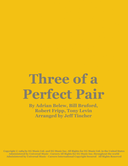 Three Of A Perfect Pair image number null