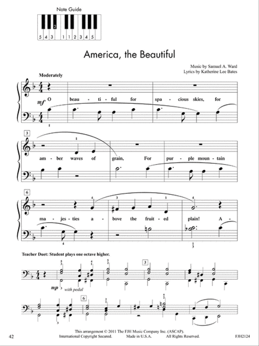 My Big & Easy Five-Finger Piano Easy Piano scores gallery preview page 3