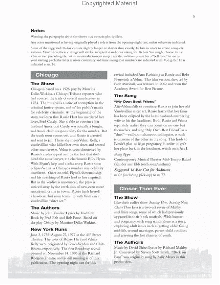 Singer's Library of Musical Theatre - Vol. 2 Medium Voice scores gallery preview page 4