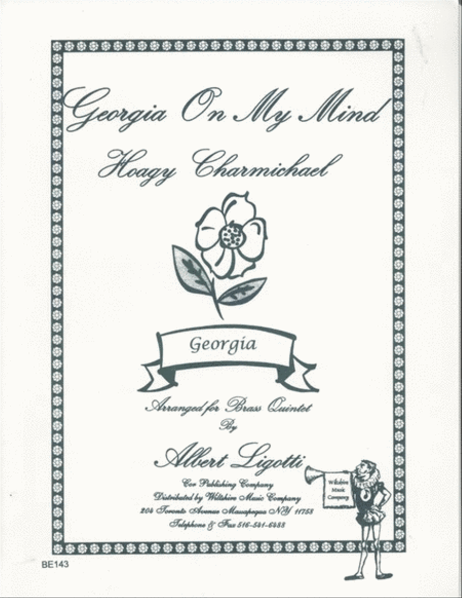 Georgia On My Mind (Albert Ligotti) Brass Quintet scores gallery preview page 1