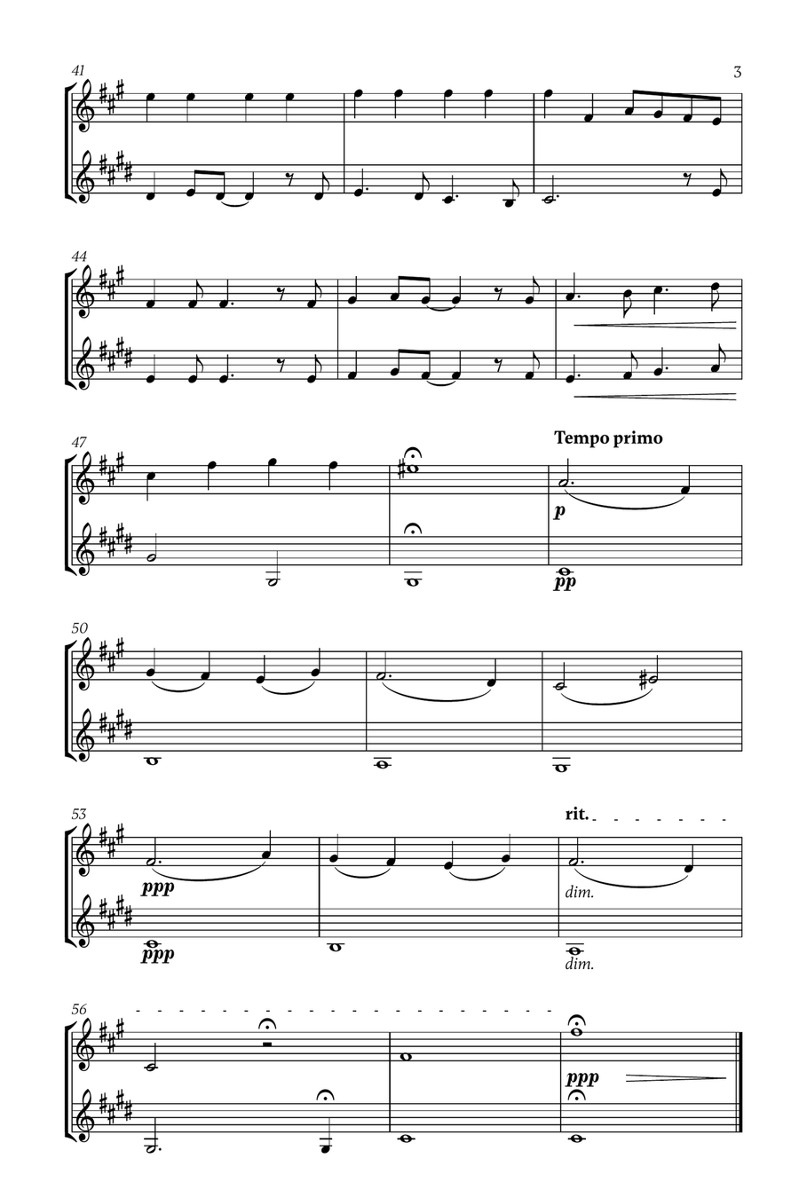 Mary, Did You Know? Mary, Did You Know? Woodwind Duet scores gallery preview page 3