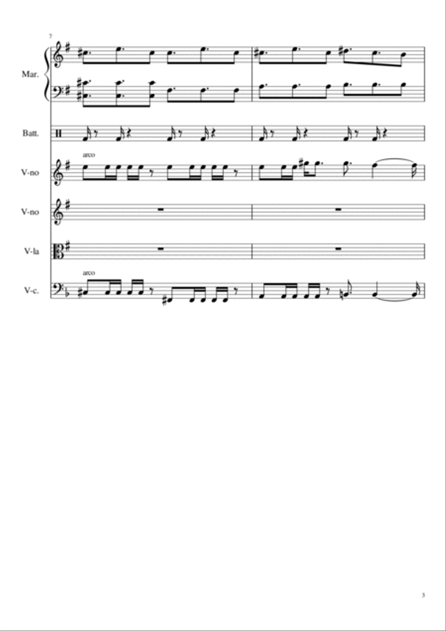 Shape Of You Shape Of You String Quartet scores gallery preview page 3