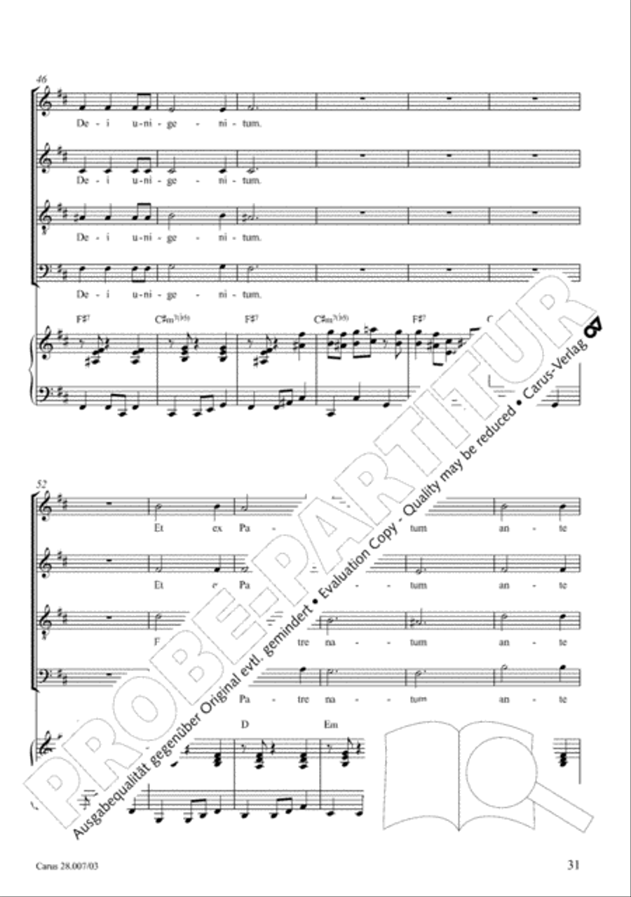 Missa latina 4-Part scores gallery preview page 32