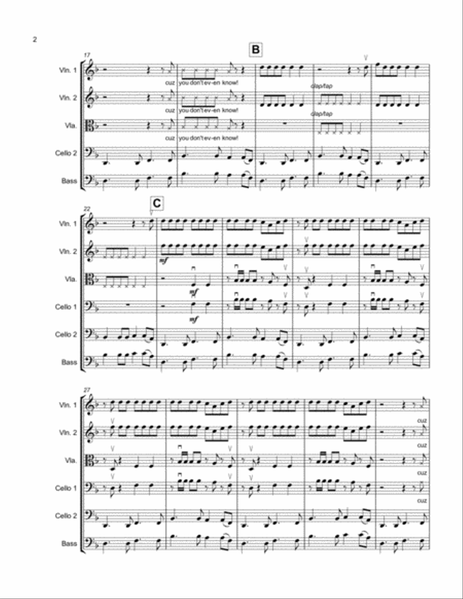 Handclap Small Ensemble scores gallery preview page 2