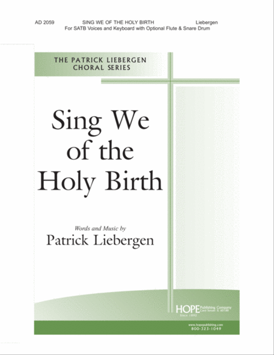 Sing We of the Holy Birth 4-Part scores gallery preview page 1