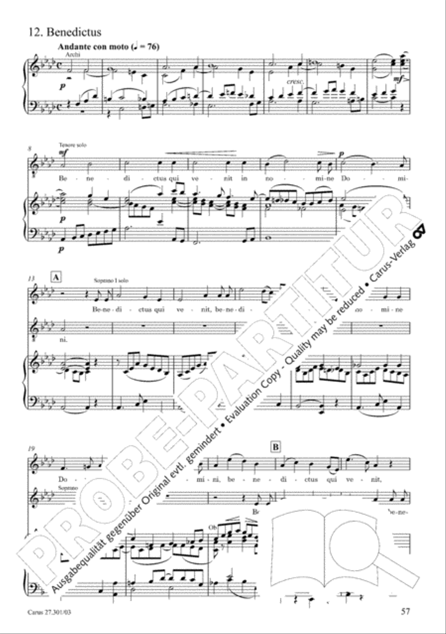 Requiem in F minor Requiem in F minor 4-Part scores gallery preview page 62
