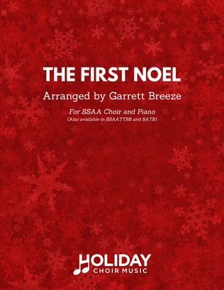 Book cover for The First Noel (SSA)