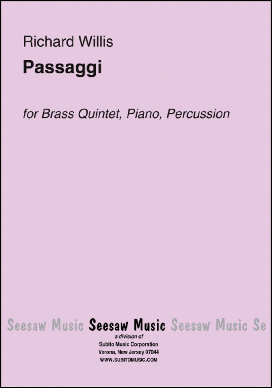 Passaggi Brass Ensemble scores gallery preview page 1