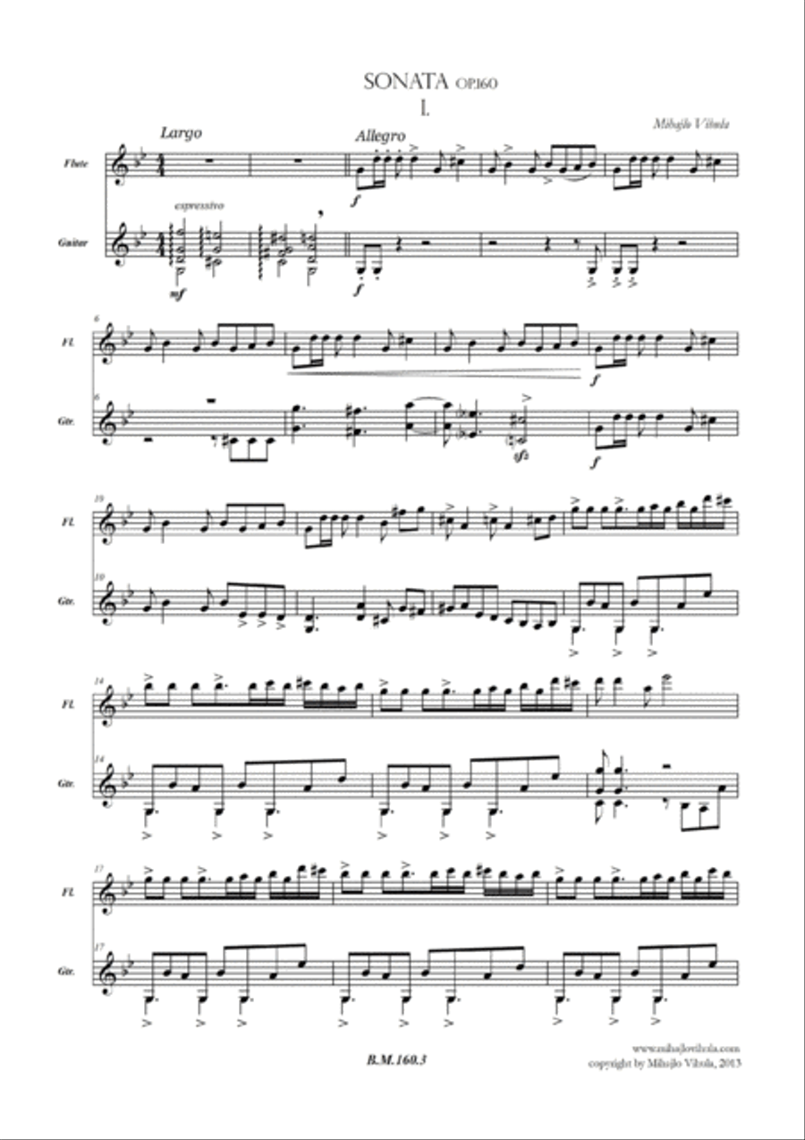 SONATA SONATA Flute scores gallery preview page 4