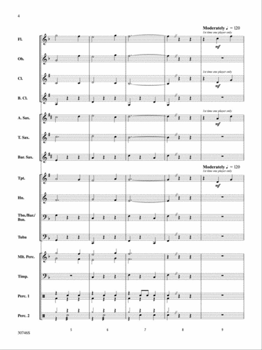 Arbolito de Navidad Concert Band scores gallery preview page 3