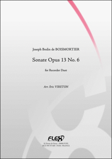 Sonata Opus 13 No. 6