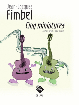Book cover for Cinq miniatures