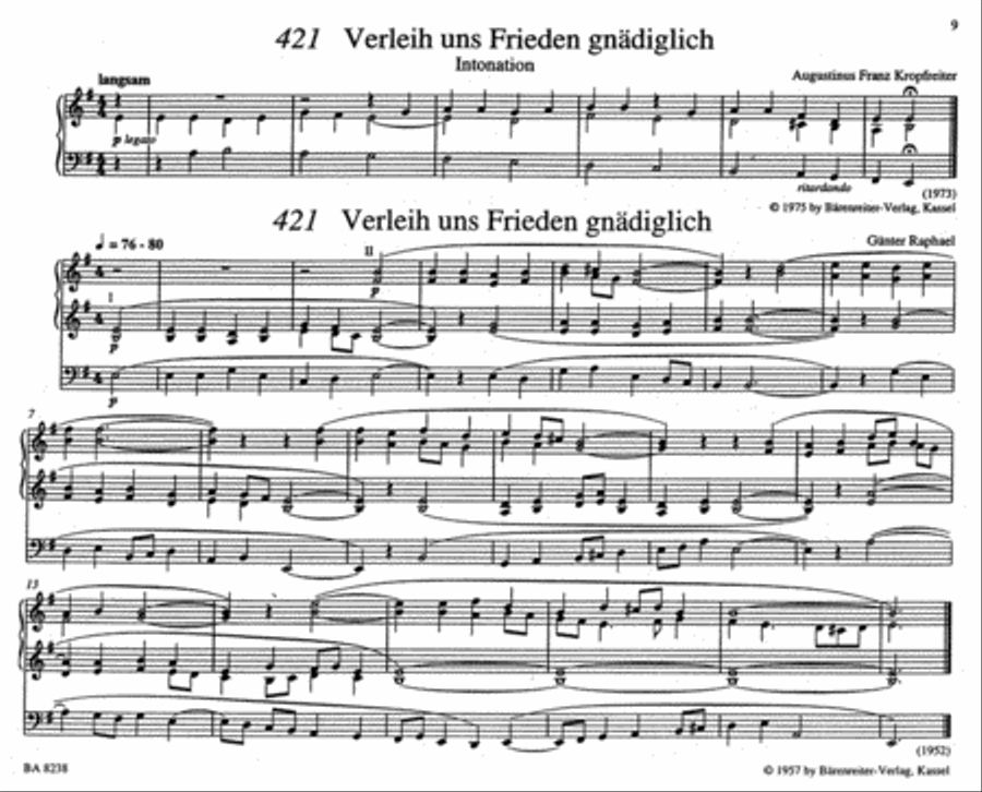 140 Vorspiele aus alter und neuer Zeit. Abschliessender Band. EG 421 - 535. Organ scores gallery preview page 2