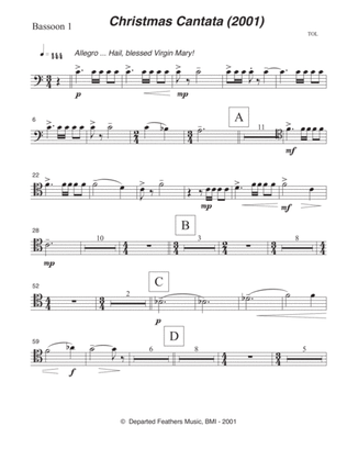 Christmas Cantata (2001) bassoon 1 part