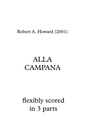 Alla Campana - Score Only