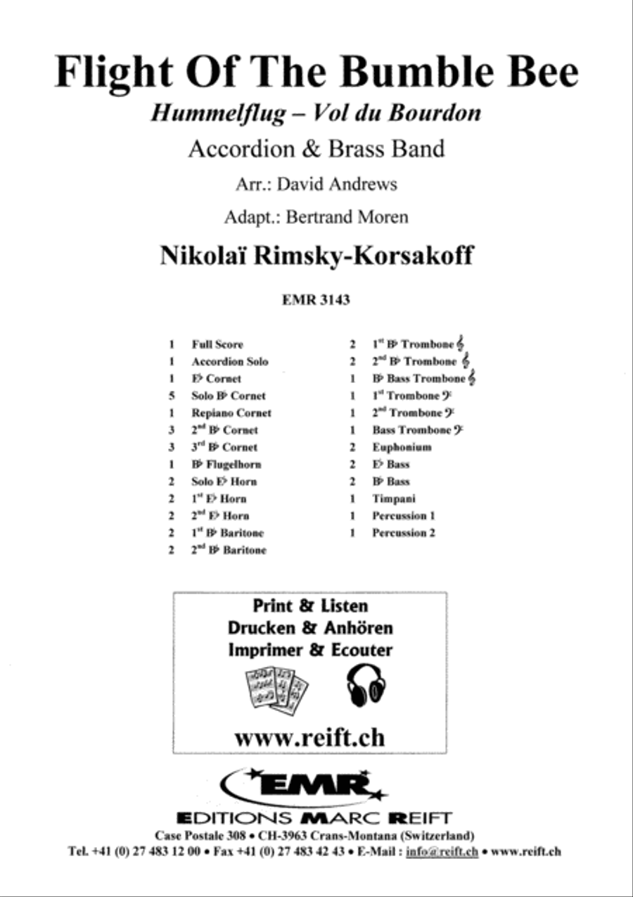 Flight Of The Bumble-Bee Brass Band scores gallery preview page 2