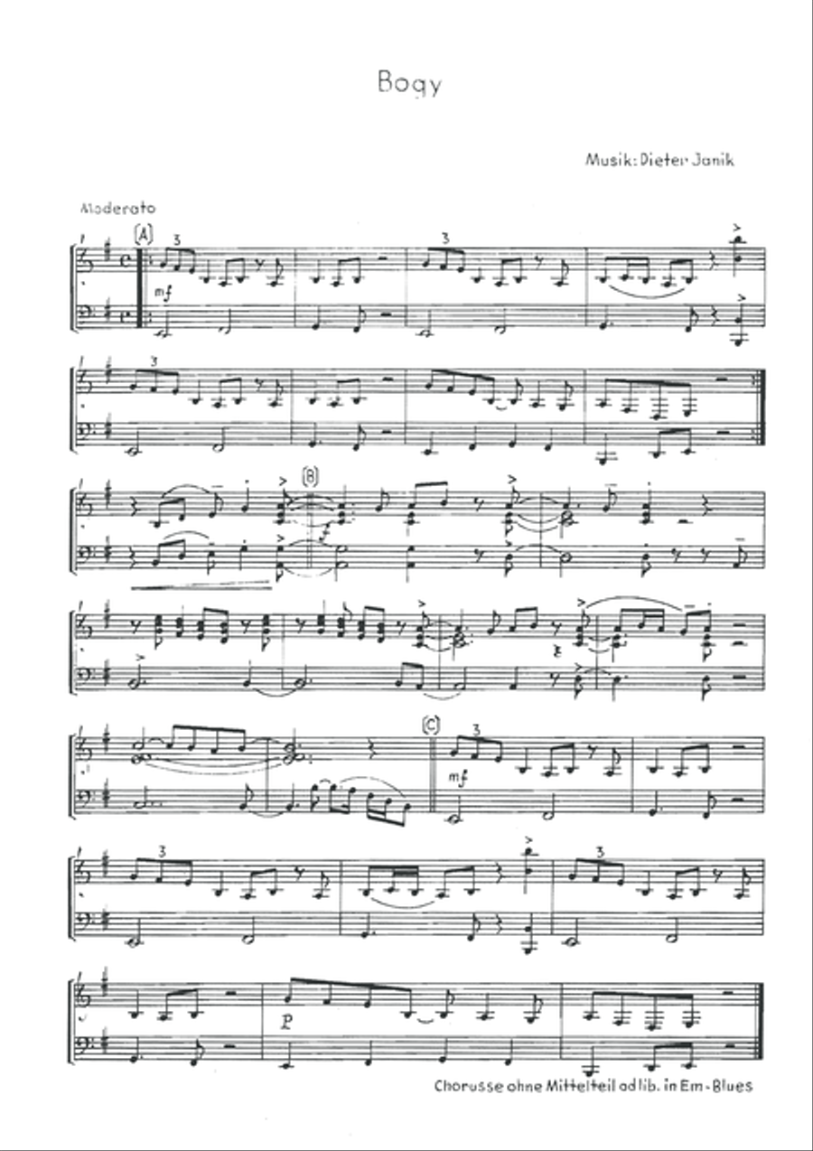 Bogy Bogy Piano Solo scores gallery preview page 3
