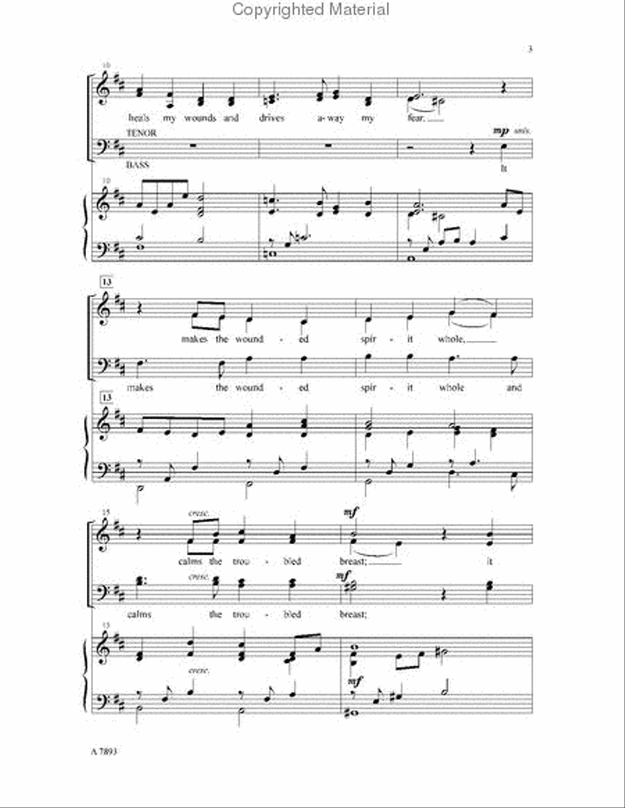 How Sweet the Name of Jesus Sounds 4-Part scores gallery preview page 3